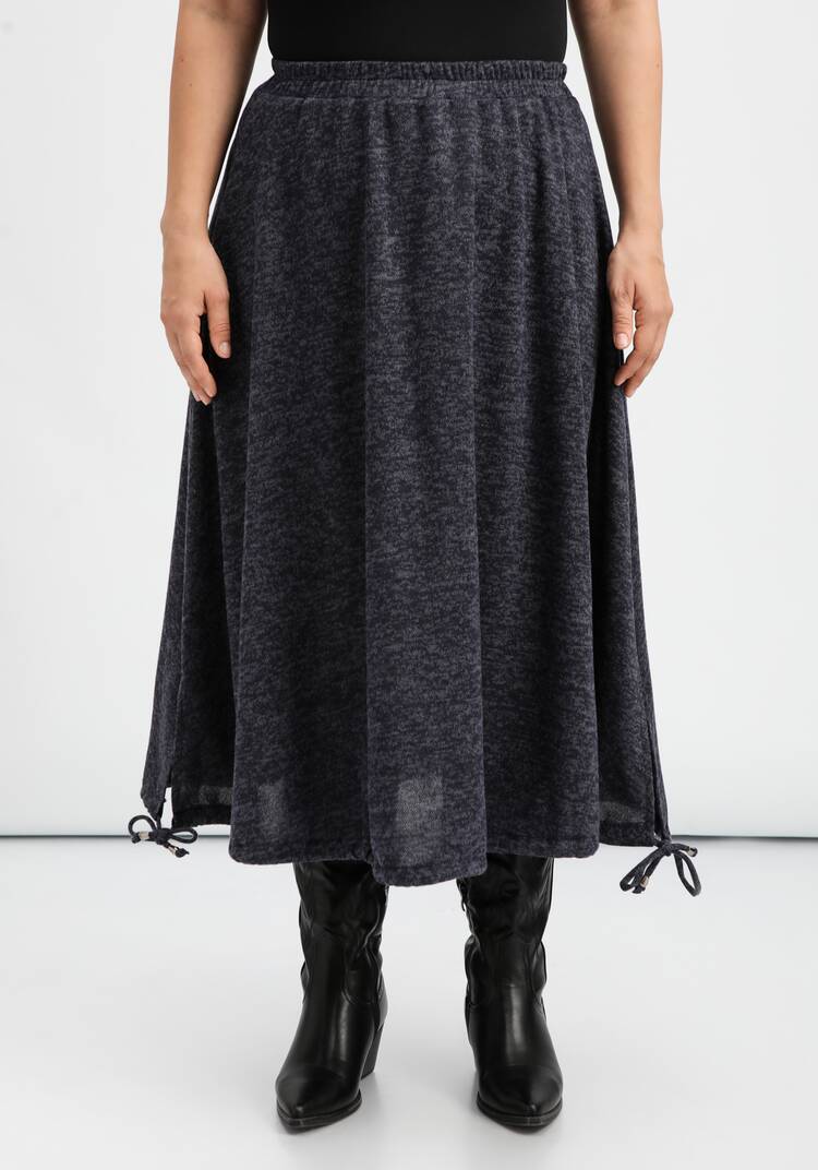 Юбка А-силуэта с кулиской по низу шир.  750, рис. 21