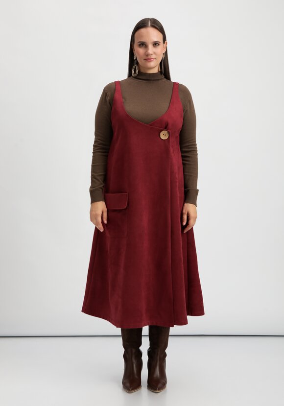 Сарафан оверсайз с накладным карманом шир.  580, рис. 22