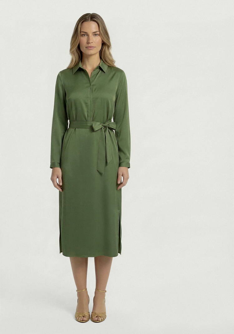 Платье шелковое прямое Лея шир.  750, рис. 8