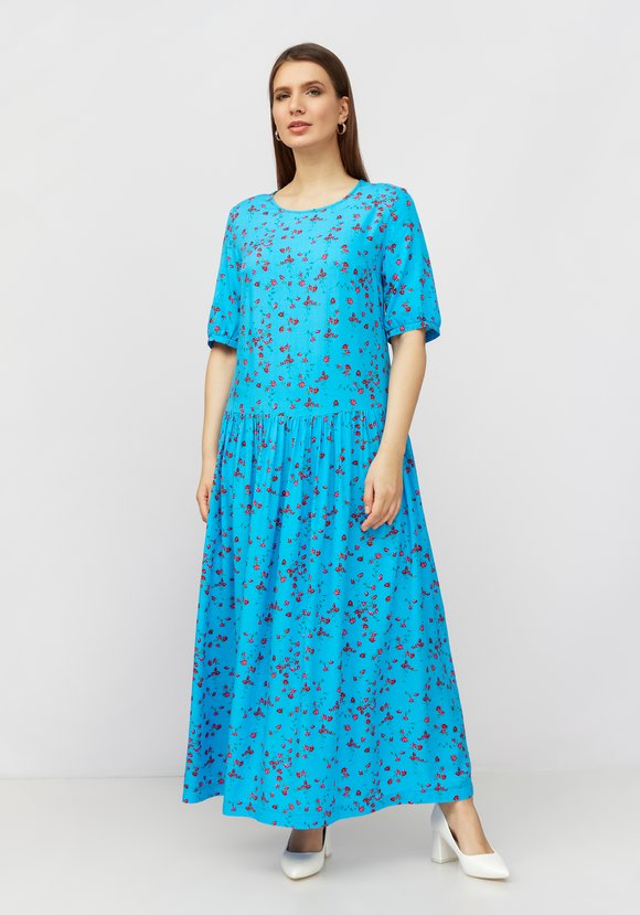 Платье женское с заниженной талией Лиана шир.  580, рис. 5