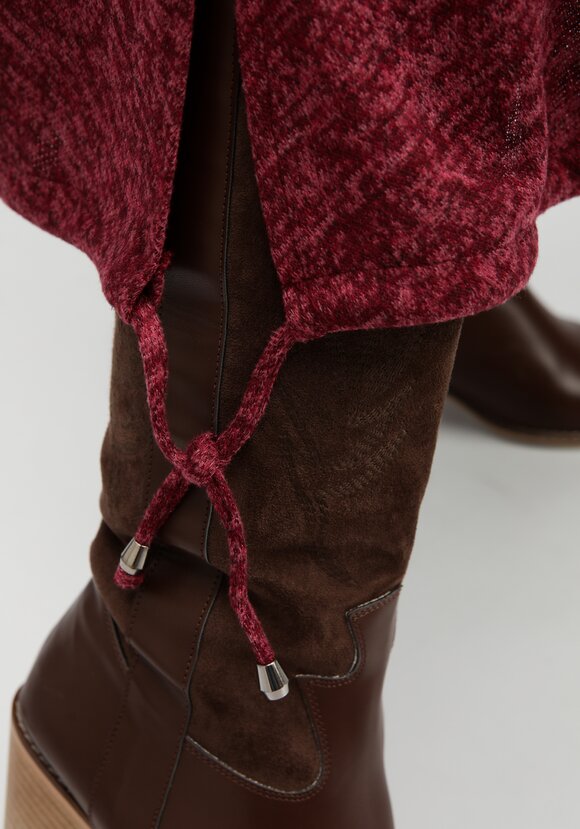 Юбка А-силуэта с кулиской по низу шир.  580, рис. 15