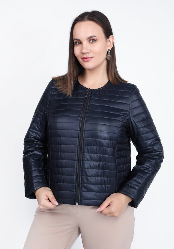 Куртка с карманами и горизонтальной стежкой шир.  580, рис. 21