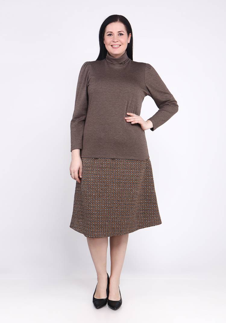 Водолазка базовая прямого кроя шир.  750, рис. 10