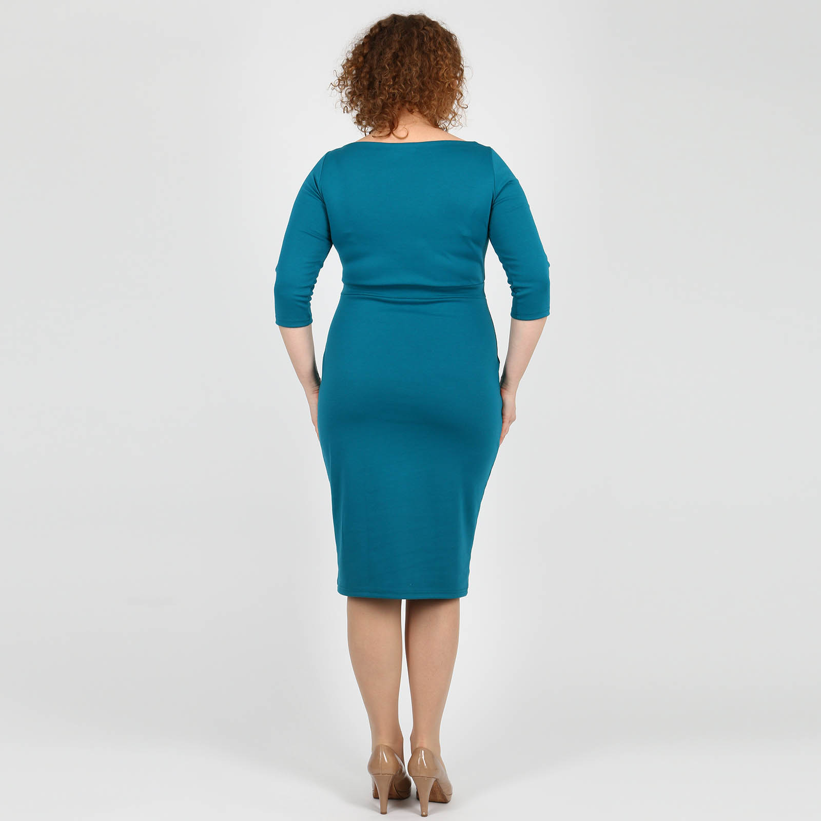 Платье с аппликацией Bianka Modeno, размер 48, цвет зеленый - фото 10
