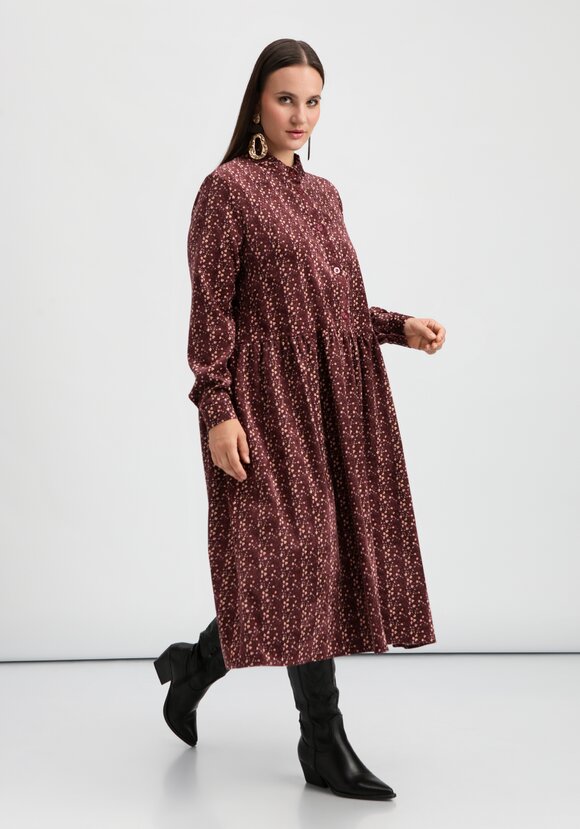 Платье оверсайз с принтом мильфлер шир.  580, рис. 9