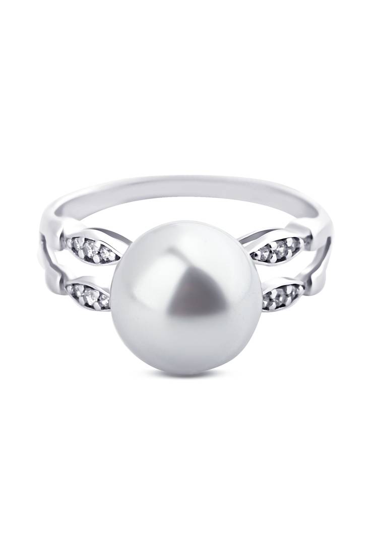 Серебряное кольцо Николь шир.  750, рис. 2