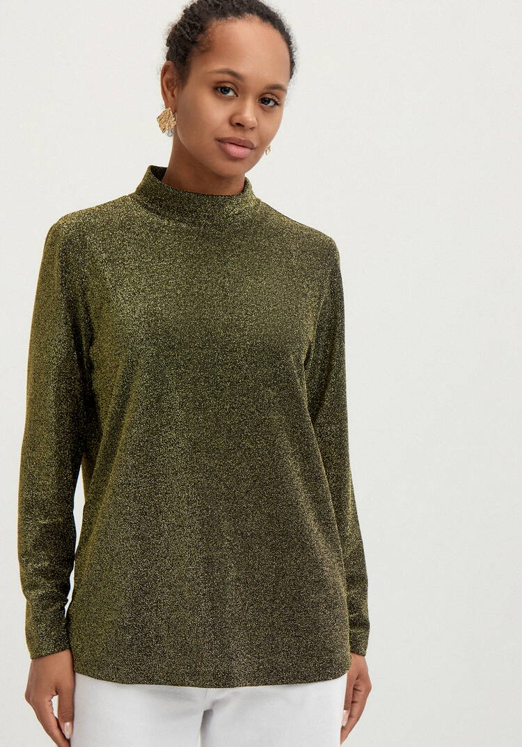 Блуза свободного кроя с мерцанием шир.  750, рис. 12