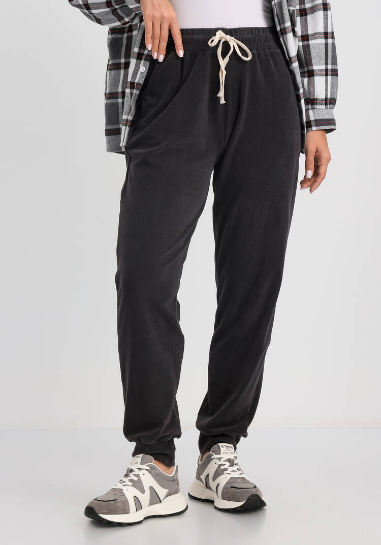 Брюки из велюра на резинке шир.  750, рис. 8