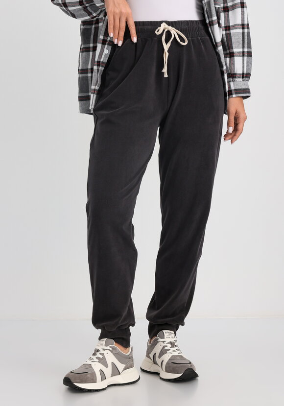 Брюки из велюра на резинке шир.  580, рис. 8