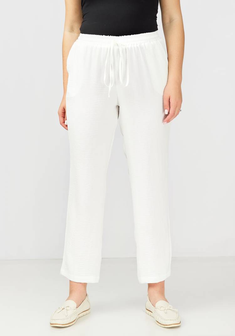 Брюки прямые от бедра с поясом на резинке шир.  750, рис. 24