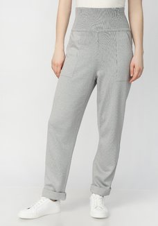 Брюки на широкой эластичной резинке