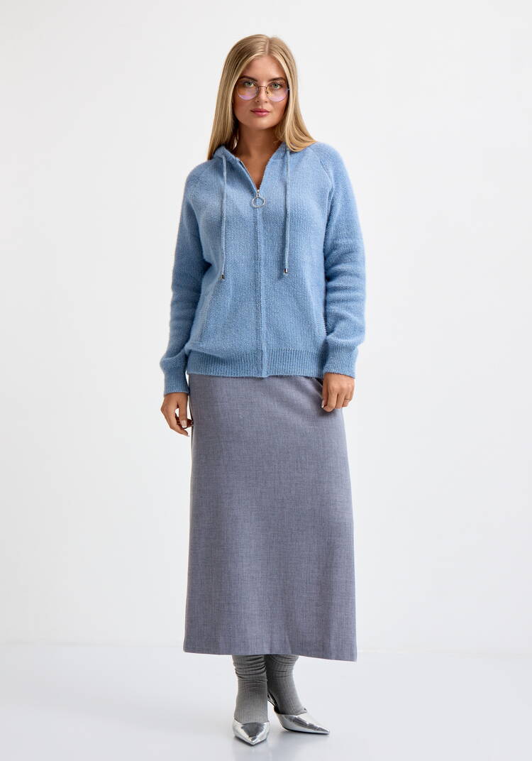 Кардиган на молнии с капюшоном Амели шир.  750, рис. 41