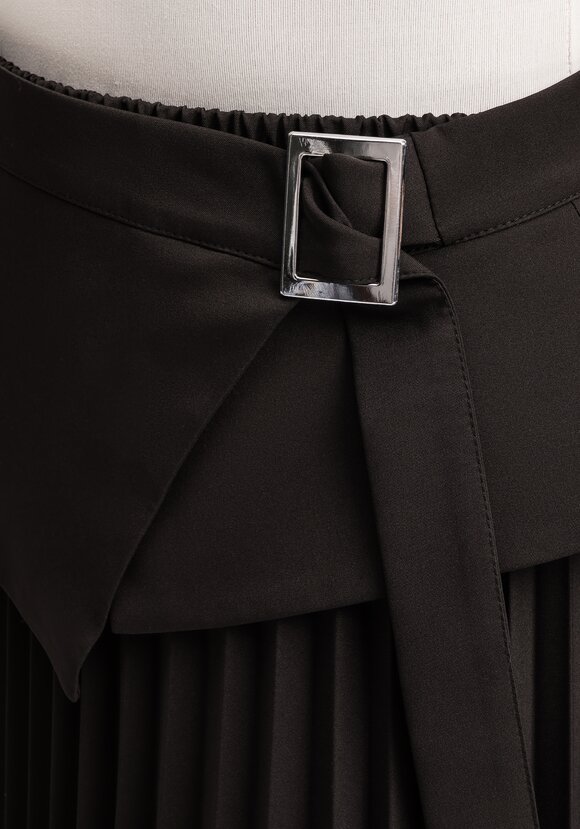 Юбка плиссированная со съемным поясом шир.  580, рис. 5