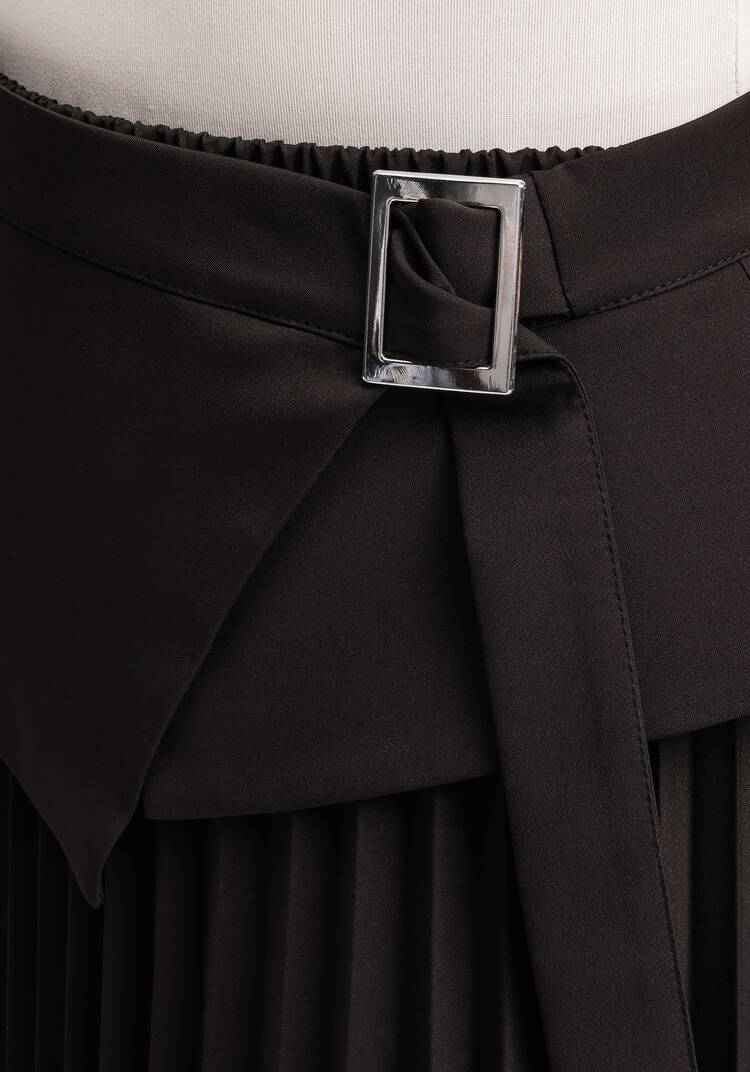 Юбка плиссированная со съемным поясом шир.  750, рис. 5