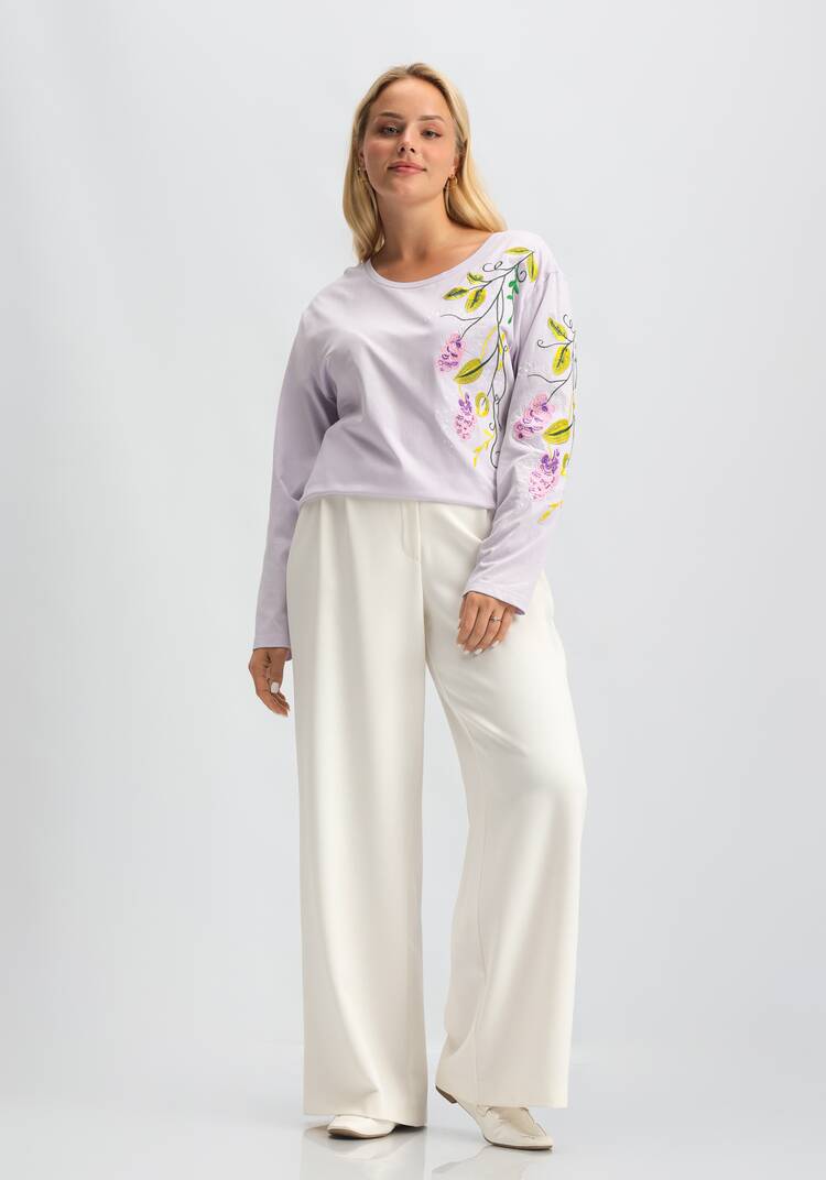 Лонгслив с вышивкой шир.  750, рис. 29