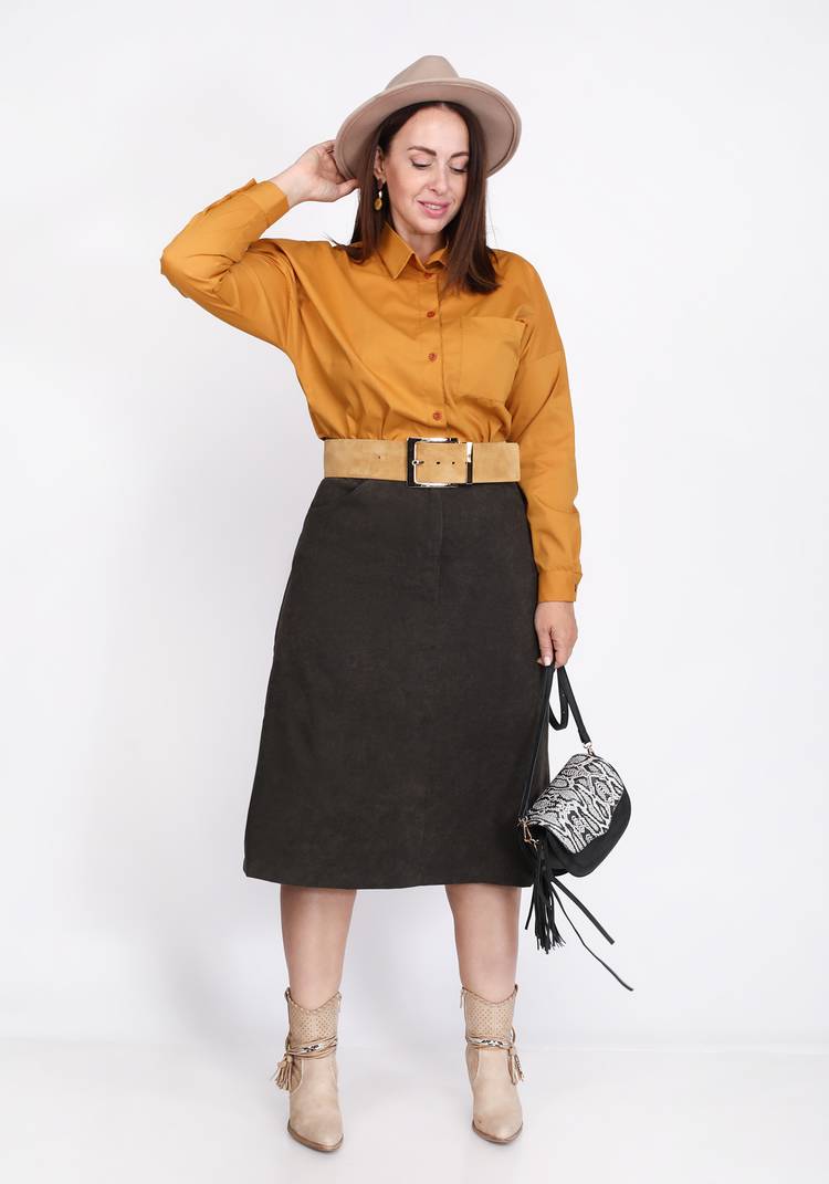 Рубашка базовая оверсайз шир.  750, рис. 3