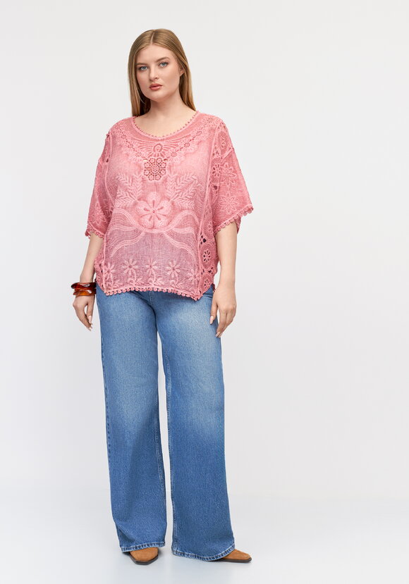 Блуза Ажурный флер шир.  580, рис. 26