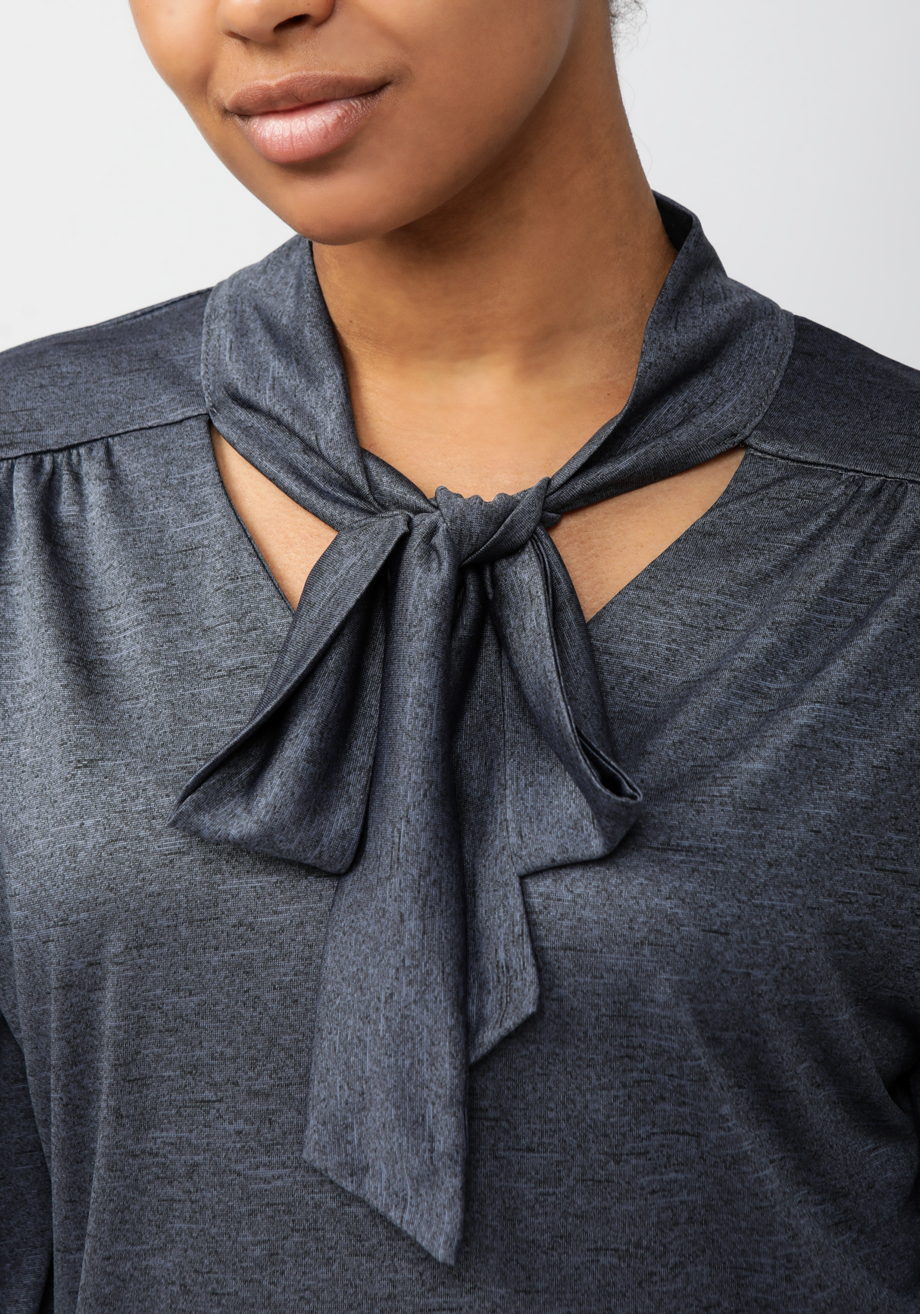 Блуза "Котена" Синель, цвет серый, размер 56 - фото 5