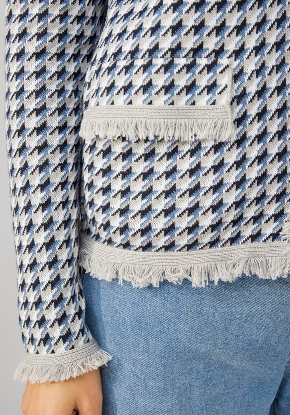 Пиджак женский с отделкой из бахромы шир.  580, рис. 4