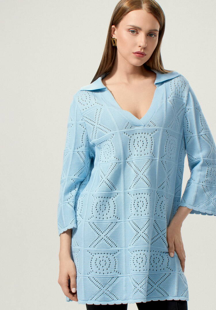 Туника с разрезами по бокам удлиненная шир.  750, рис. 13