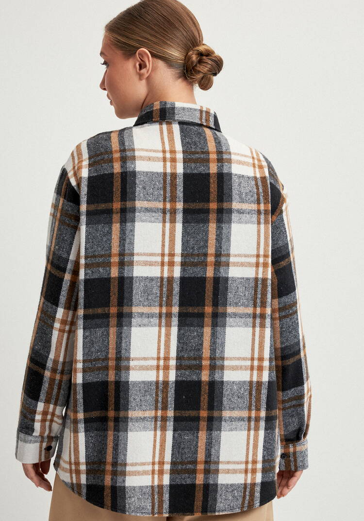 Рубашка фланелевая в клeтку шир.  750, рис. 27