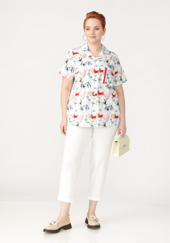 Блуза Универсальность деталей шир.  580, рис. 3