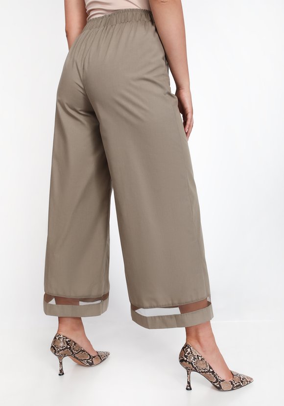 Брюки-кюлоты с декоративными вставками шир.  580, рис. 2