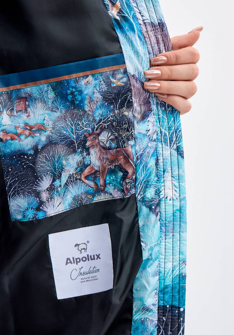 Куртка зимняя Волшебный сон шир.  750, рис. 8