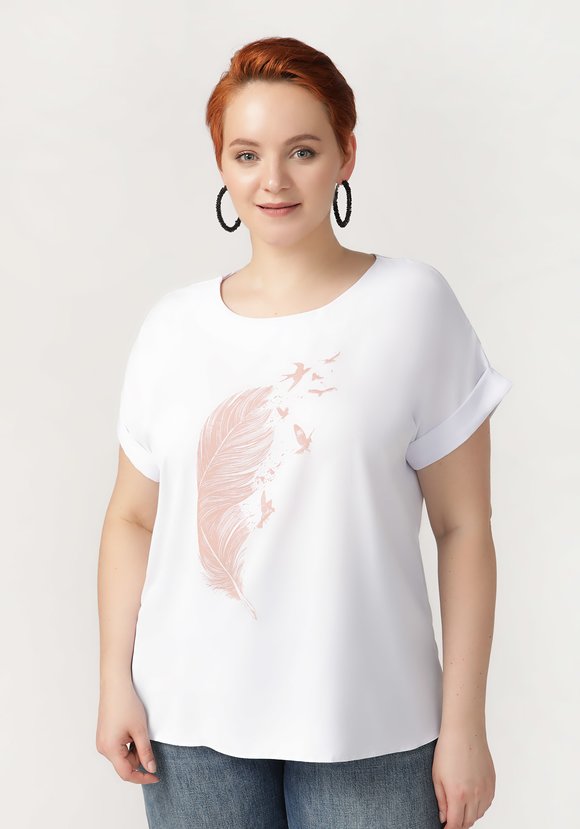 Блуза Ветер перемен шир.  580, рис. 2