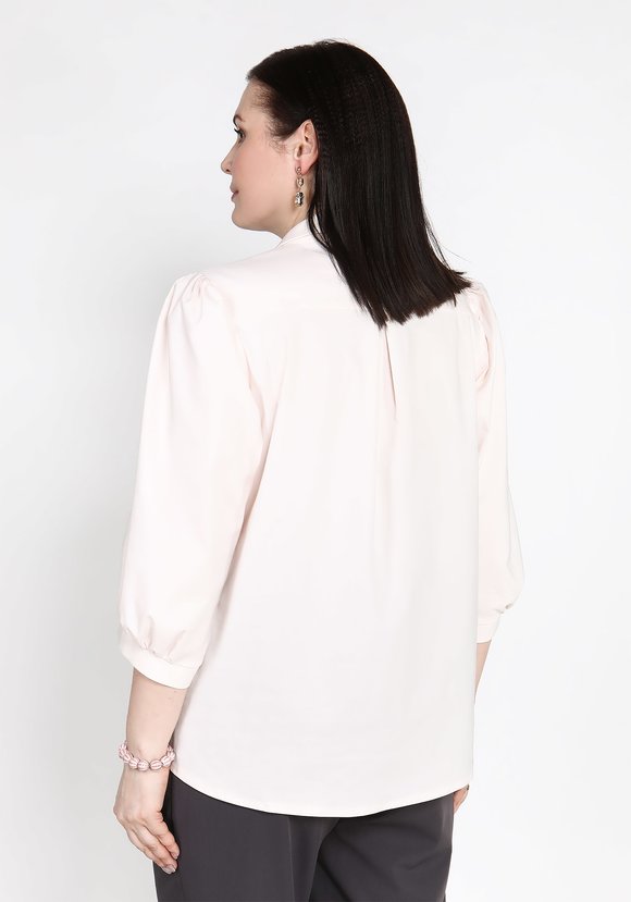 Блуза с отложным углубленным воротником шир.  580, рис. 3