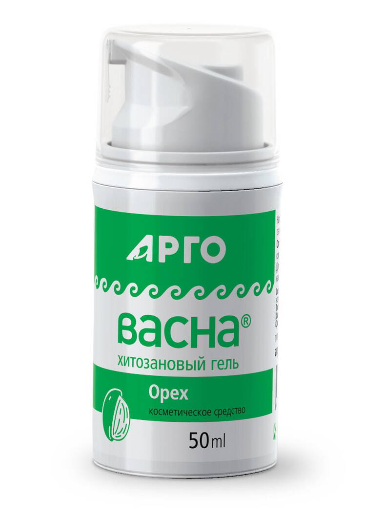 Хитозан-гель с грецким орехом АргоВасна шир.  750, рис. 1