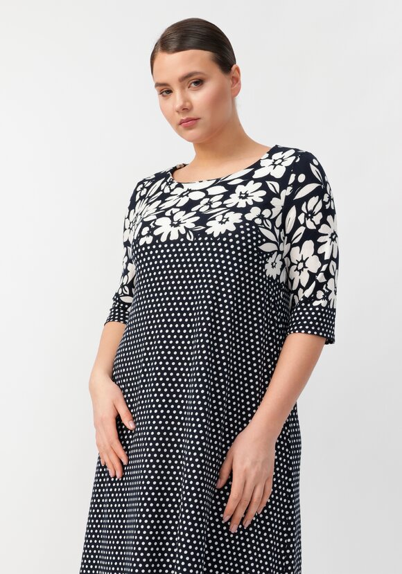 Платье Горох с принтом шир.  580, рис. 3