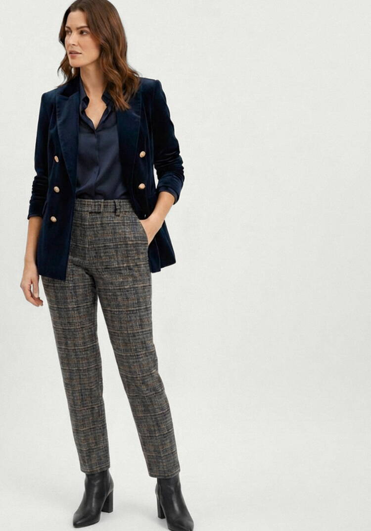 Брюки классические зауженные шир.  750, рис. 15