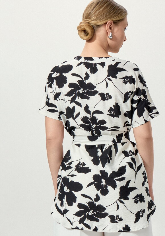 Туника на пуговицах с принтом шир.  580, рис. 11