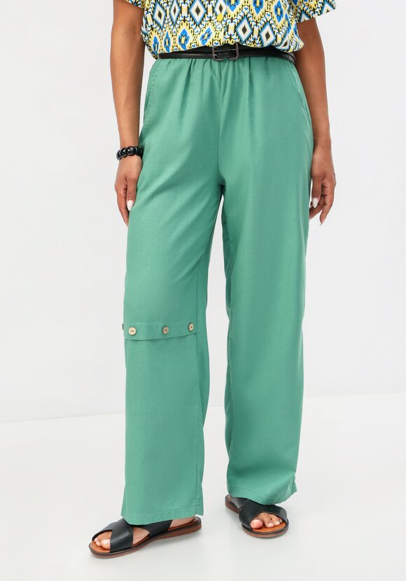 Брюки с декоративной планкой шир.  580, рис. 16