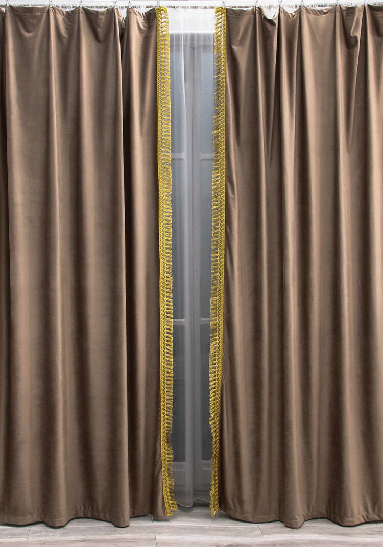 Портьера из бархата Маркиза, 2 шт. шир.  750, рис. 12