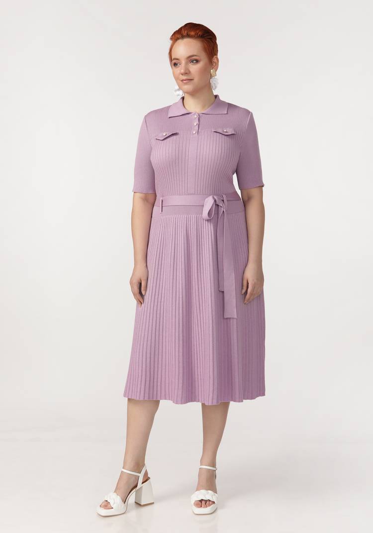 Платье с поясом в комплекте шир.  750, рис. 3