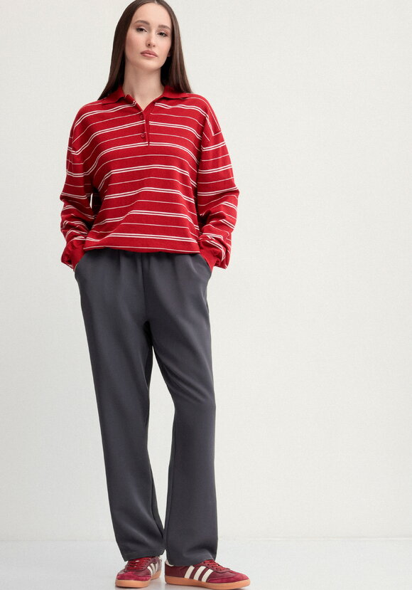 Брюки прямого силуэта зауженные к низу шир.  580, рис. 13