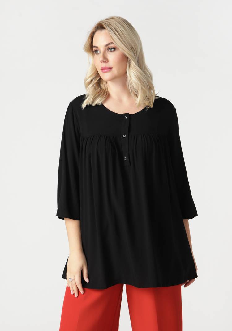 Блуза свободного кроя на пуговичках шир.  750, рис. 21