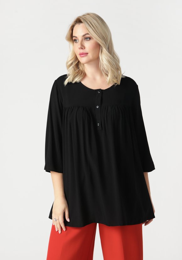 Блуза свободного кроя на пуговичках шир.  580, рис. 21