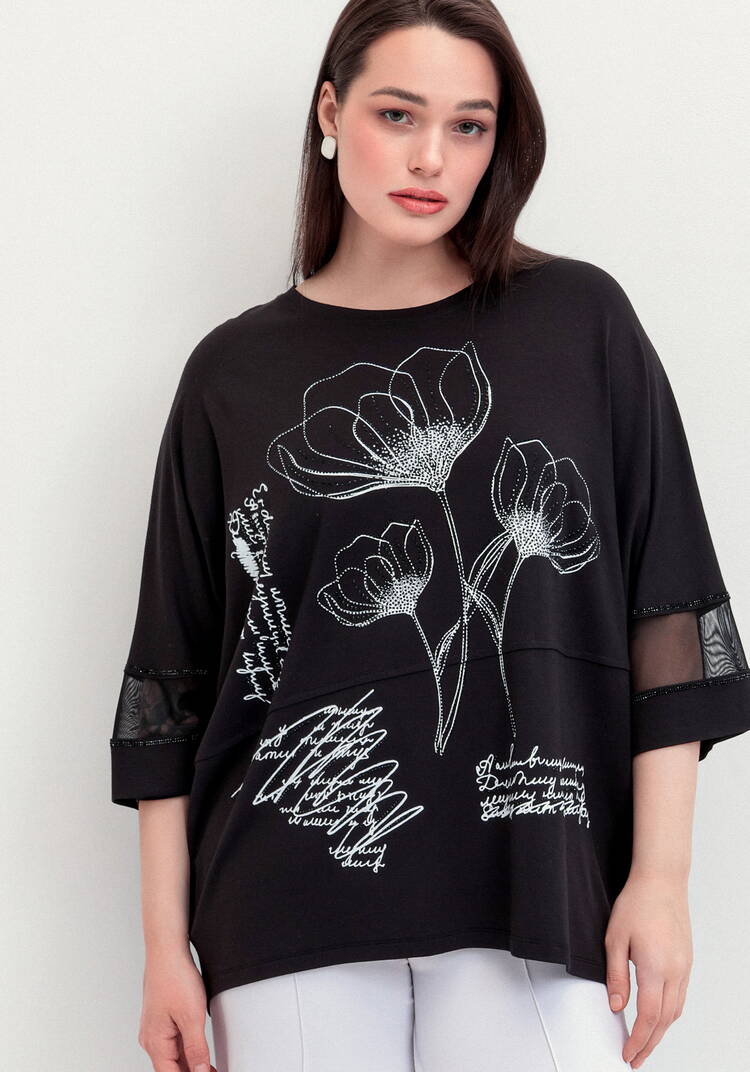 Блуза Марьям шир.  750, рис. 11