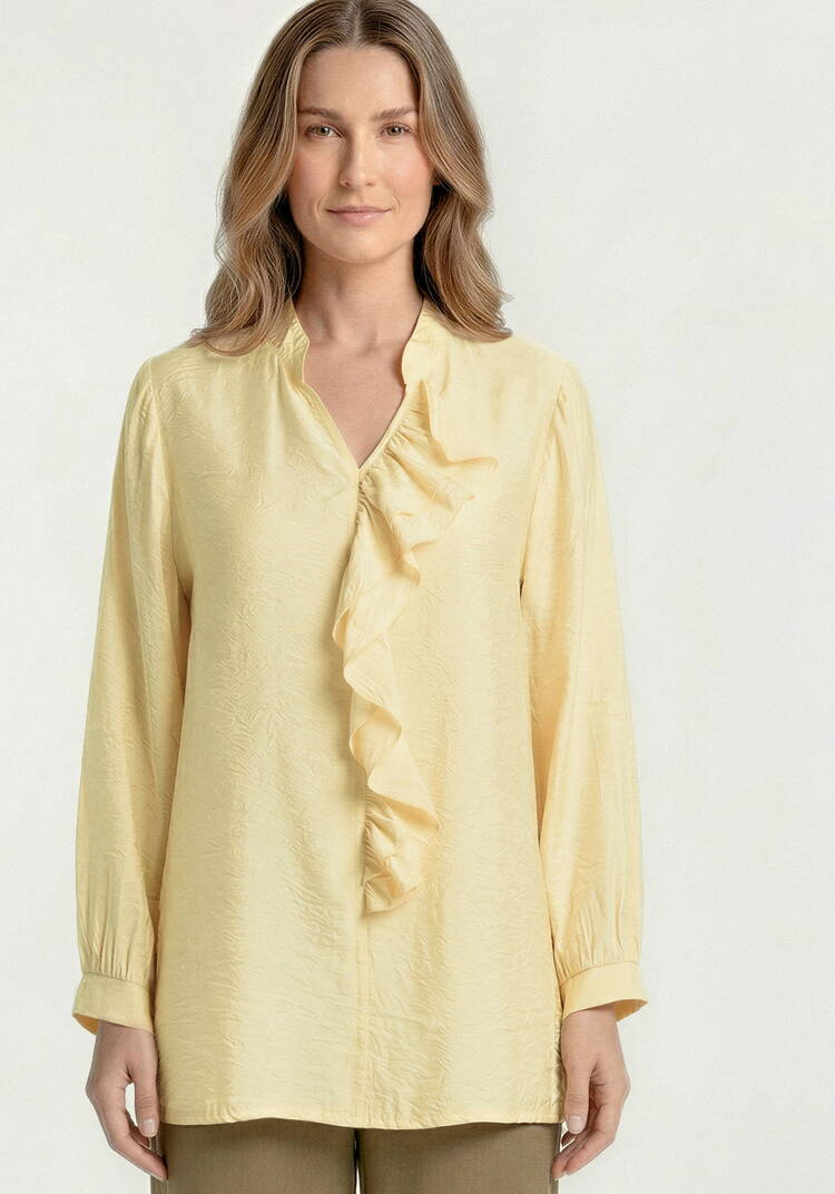 Блуза с рюшей Эрика шир.  750, рис. 8