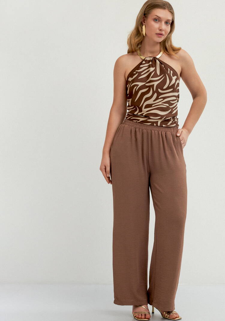 Брюки широкие с резинкой по поясу шир.  750, рис. 27