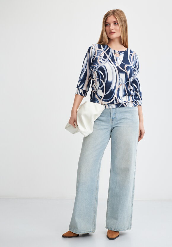 Джемпер с брошью Серсея шир.  580, рис. 8