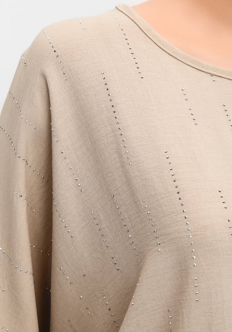 Блуза Танцующие капли дождя шир.  750, рис. 12