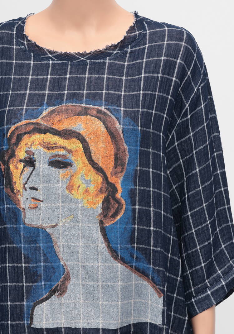 Туника из муслина с манжетами шир.  750, рис. 5