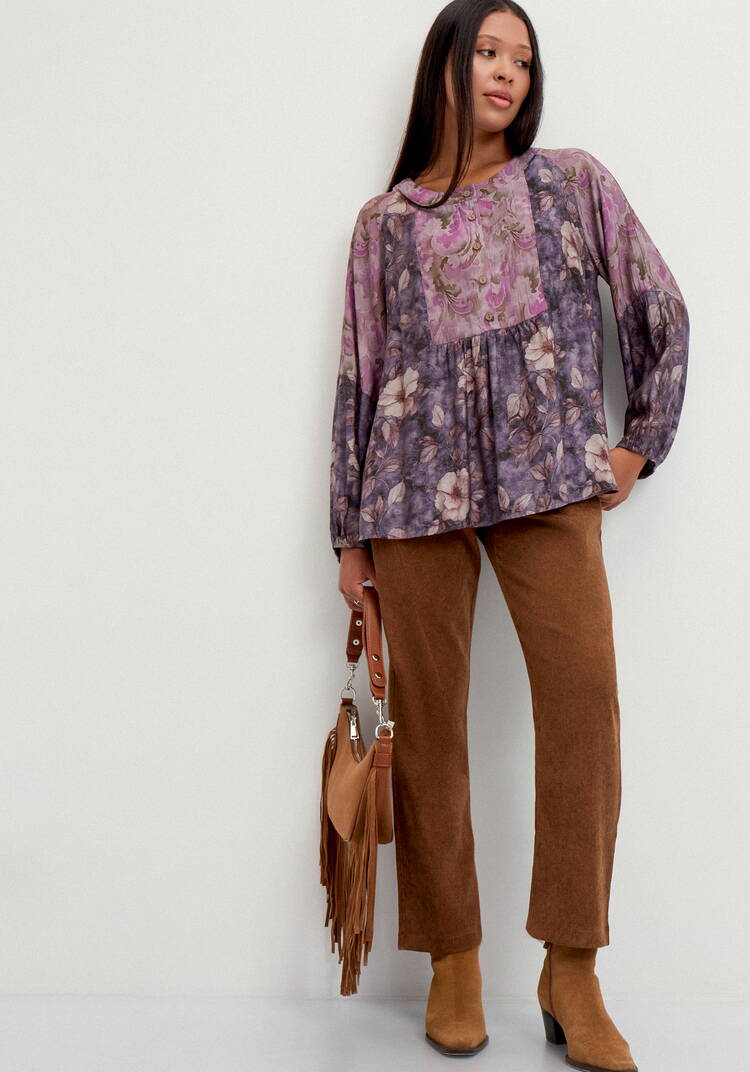 Брюки бананы на резике по поясу шир.  750, рис. 6