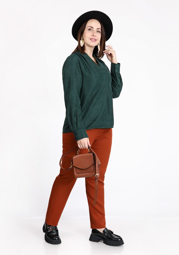 Блуза с V-вырезом горловины шир.  580, рис. 3