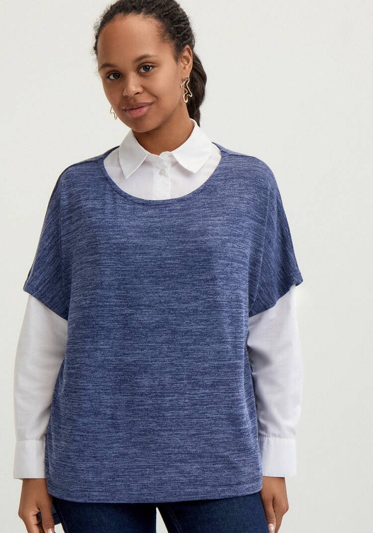 Жилет с ассиметричным низом шир.  750, рис. 22