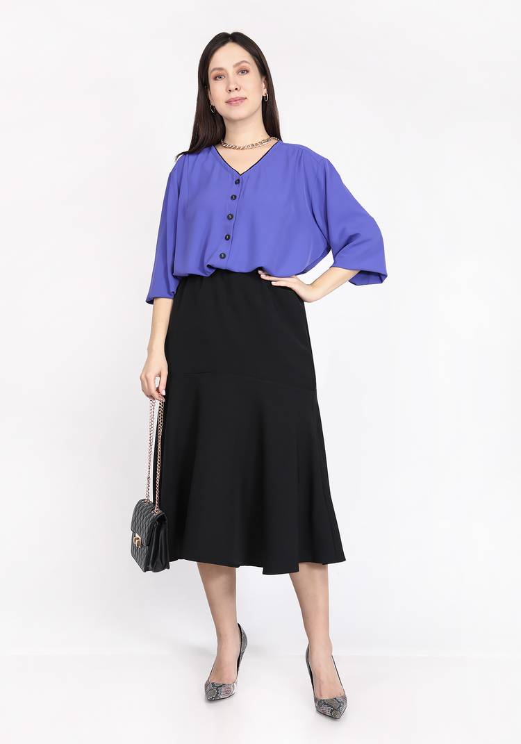 Юбка миди расклешенная к низу шир.  750, рис. 8